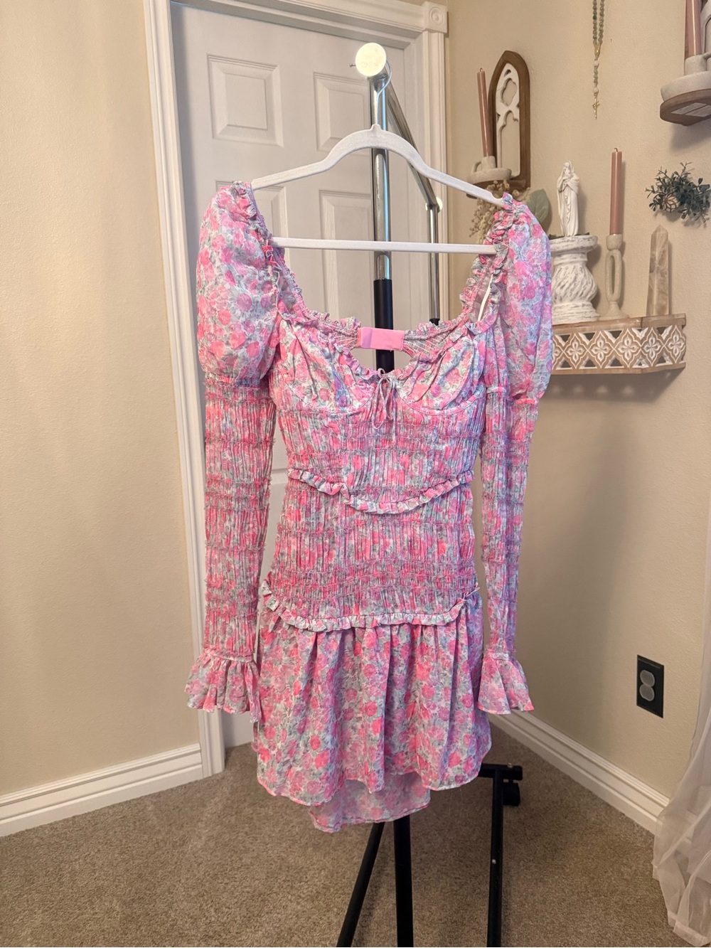 NWT For Love & Lemons Oakley Mini Dress